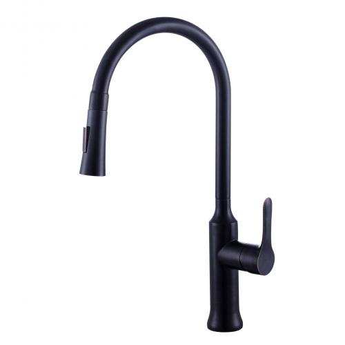 Brass Pull Down ORB Kitchen Mixer Faucets