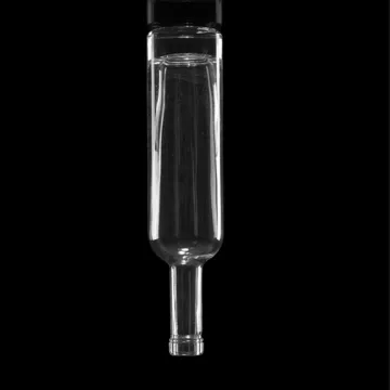 High Quality Ice Wine Glass Bottle Glass Round Whisky Bottle 375