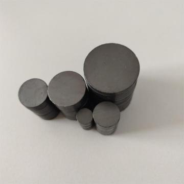 Magnetismo anisotrópico redondo sinterizado ímã preto