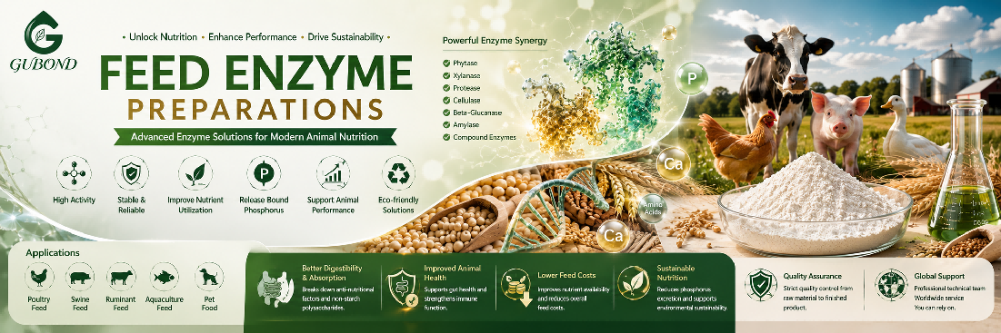 Feed enzyme preparations