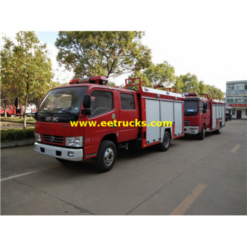 4m3 4x2 camions de pompiers à cabine double