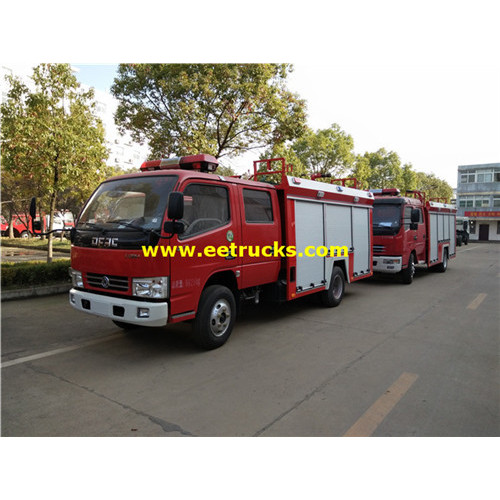 4m3 4x2 Double Cabin Fire Trucks