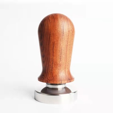 Hot Sale Barista Espresso Stainless Steel Coffee Tamper with Wood Handle - 51mm