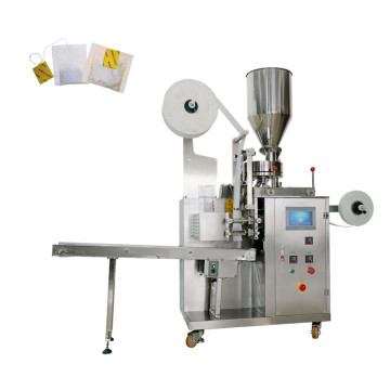 Automatic Cotton Filter Paper Tea Bag Packing Machine with String and Tag for Herbs, Powder, Coffee, and Green Tea