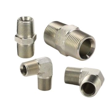 Adaptadores hidráulicos masculinos do NPT