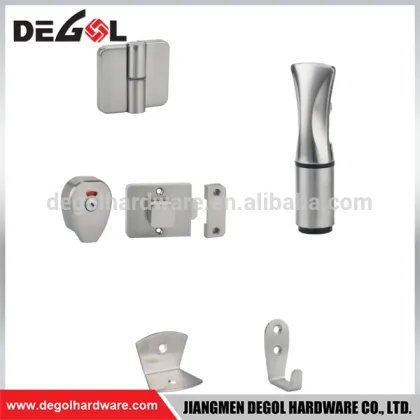 Hotsale shower cubicle hardware zinc alloy cubicle partition fitting