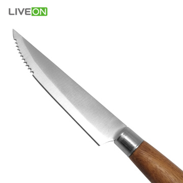 4Pcs Round Shape Handle Steak Knife