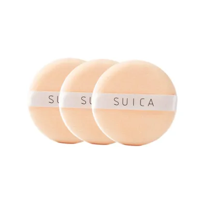 Pinkz Velour Cosmetics Loose Powder Puff Custom Round Blender Beauty Setting Powder Puff Replacement