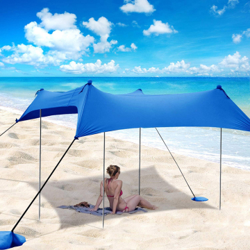 Pop -up Beach Tent - 4 σκιά ηλίου πόλων με τσάντα μεταφοράς