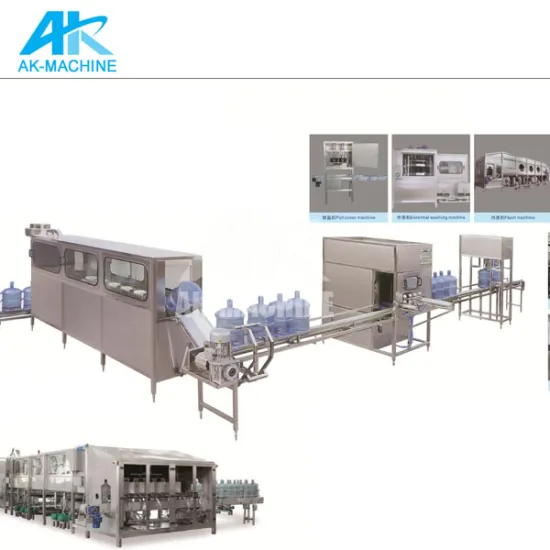 Big Bottled Water Filling Machine: 5 Gallon Water Filling Plant QGF-300
