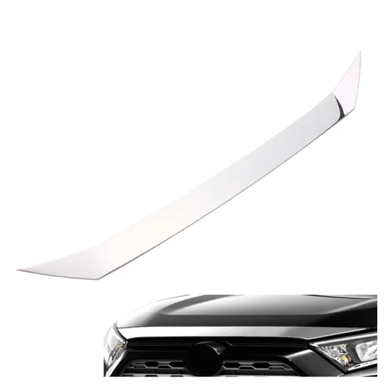 OEM ODM Chrome Engine Hood Cover Trims for Toyota RAV4 XA50 2019