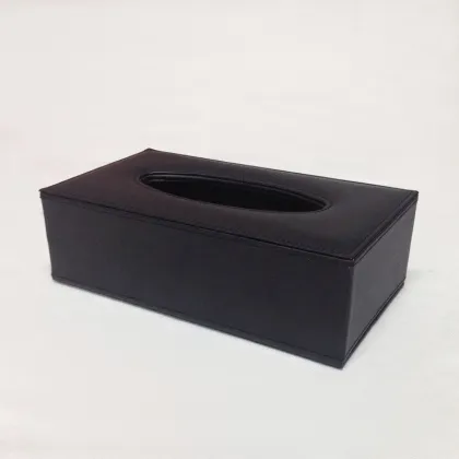 Ivory White Rectangle Paper Cardboard Tissue Box