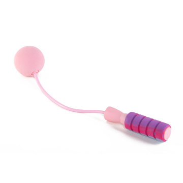 Unisex Customizable Pink Jump Rope with Swivel Bearing and PVC Cord, Features Foam Handles - Factory Direct