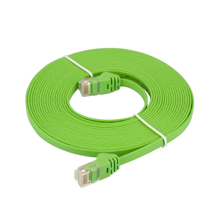 Slanke platte Cat5e Cat6 Netowrk-patchkabelkabel