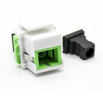 LC SC Multimode Duplex Fiber Optic Keystone Jacket Coupler Adapter - High Quality