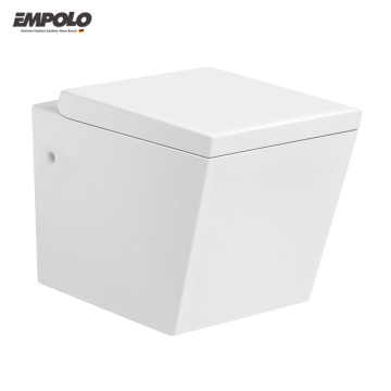 Empolo Modern Design Wall-Mounted Eco Toilet Bowl Set