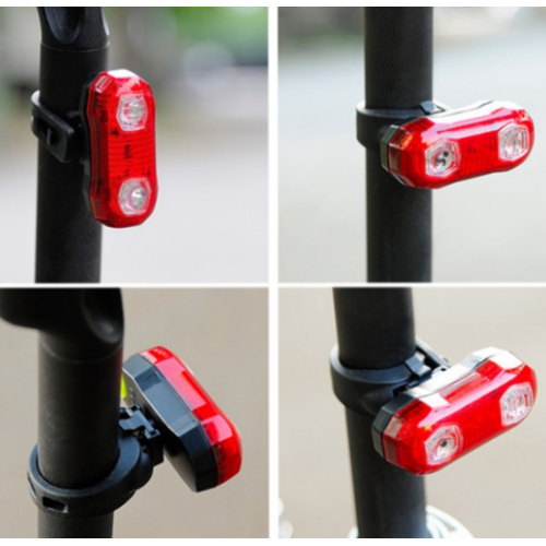 Lámpara de cola de bicicleta nueva recargable USB Luz de bicicleta USB