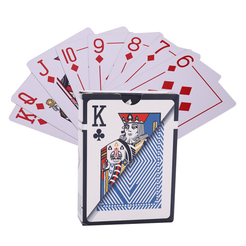 Cartões de jogo de plástico cartas de pôquer