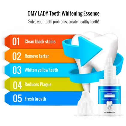 OMY LADY Teeth Whitening Essence: Best Selling Oral Hygiene Cleaning Serum in Europe