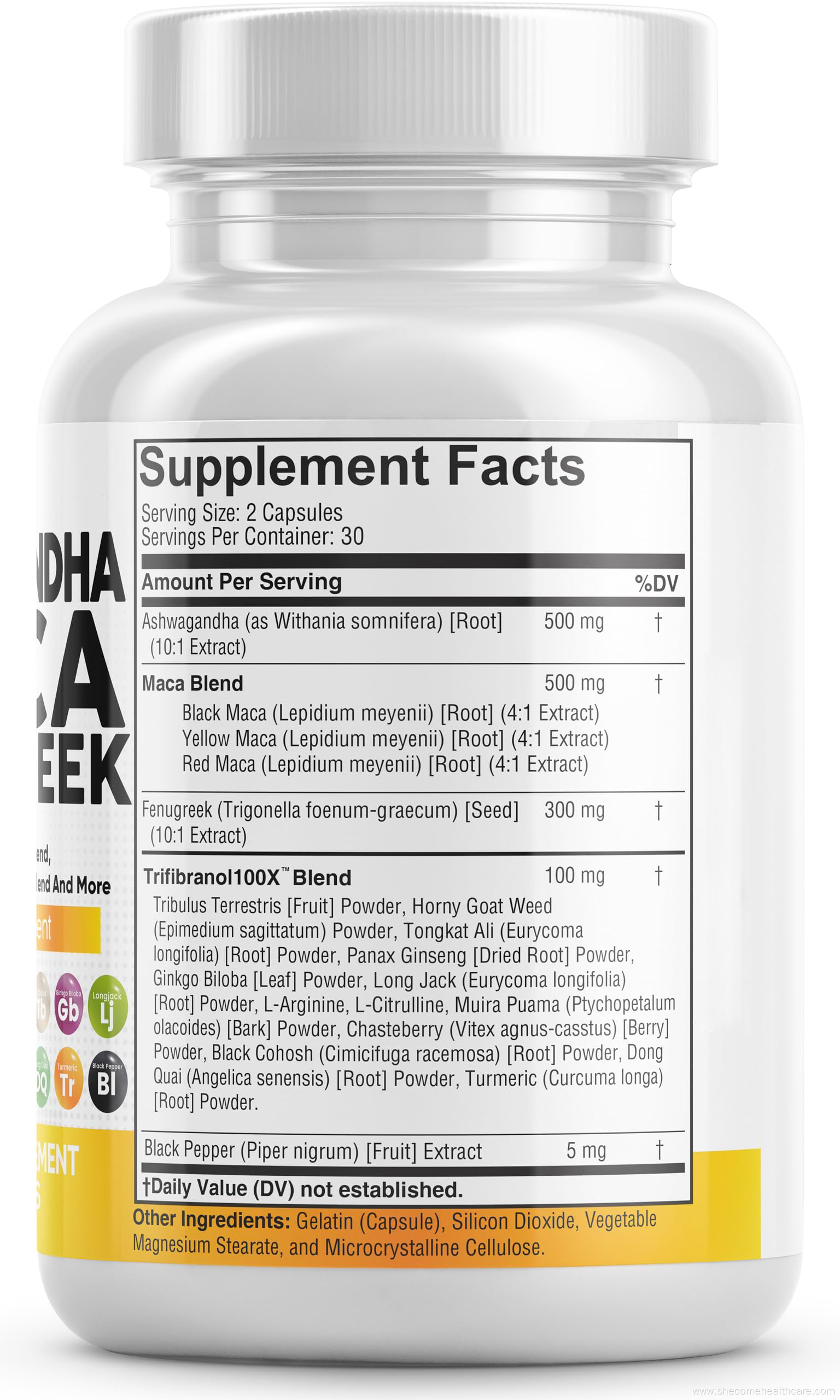 maca Supports Reproductive Health vegan Maca extract capsule