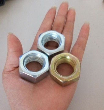 high quality DIN 934/ 4.8grade nut M12/ with zinc palted fastener made in hebei handan