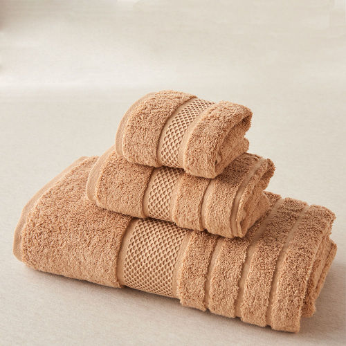 Soft Bath Hand Face Towels Set luxury cotton soft bath hand face towels set Factory