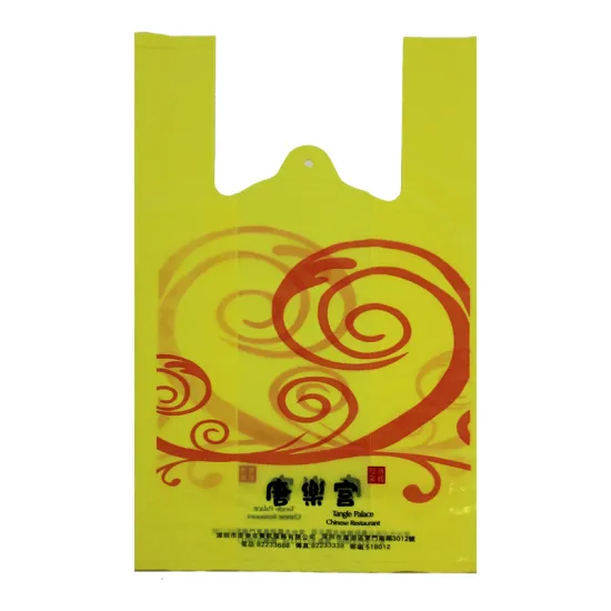 Vest Delivery Handle Bag Plastic