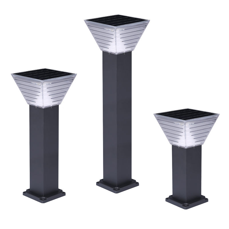 Solar Led Pillar Garden Light