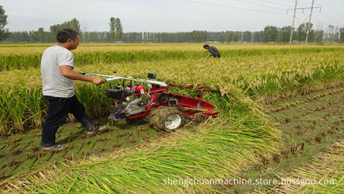Mini Tractor Reaper and Agricultural Machinery Kit: Mini Maize Harvester and Tools