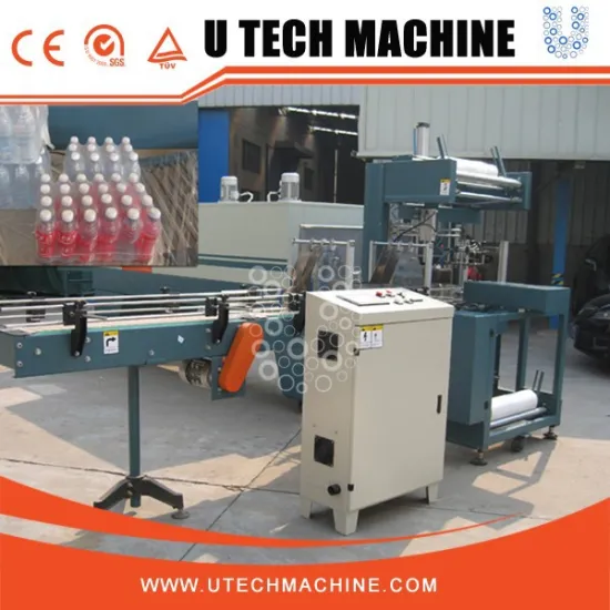 Full-Auto packaging wrapping water Bottle shrink wrapping sleeving shrink packing machine