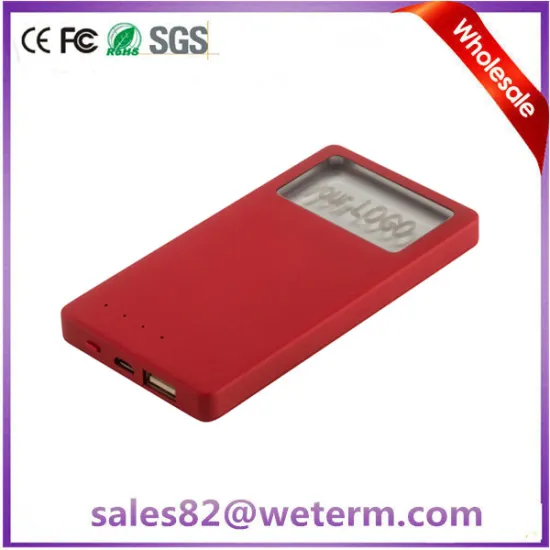 Novelty Design Power Banks New Products Powerbank Mobile Chargers with LED Panel