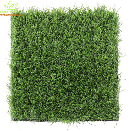 Herbe artificielle adaptée aux besoins du client de tapis de gazon de gazon synthétique d'herbe pour l'aménagement paysager de jardin