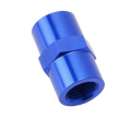 Anodized pipe adapter for aluminum NPT pipe fittings