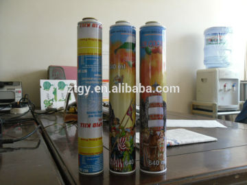 christmas snow spray can Tall tinplate Aerosol Spray Can for carousel tin box