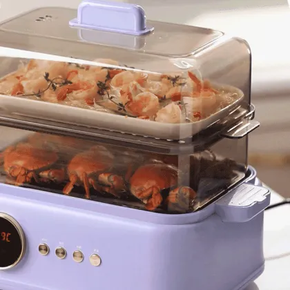 Kitchen Smart Steamer - Food Grade Steamer with Display