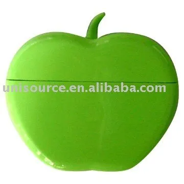 Apple shape dental floss