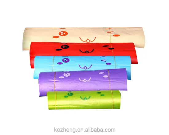customized colourful carton T-shirt PE plastic shopping bags
