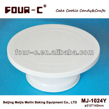 Plastic cake revolving turntable,hot selling cake decorating tools