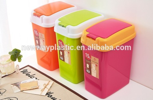 Smart plastic trash can hot sell household waste can