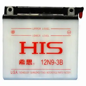 Motorcycle battery with conventional, dry- & wet-charged MF and GEL types