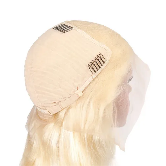 Lace Front Human Hair Wig Frontal Wig Brazilian Remy Straight 613 Ombre 13x4 Lace with Baby Hair 613 Honey Blonde 28 30 32 Inch