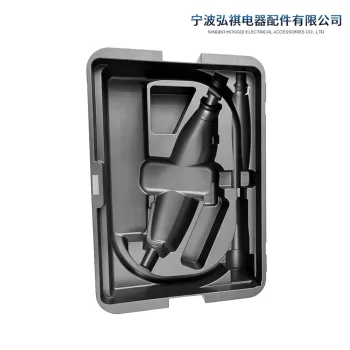Gray Arc Cavity Handheld Device Tool Tray