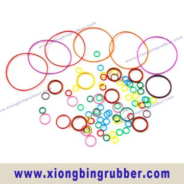 Customized various size colored rubber ring