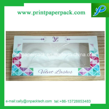Logo Printing False Eyelashes Packaging Small Folded Box Paper Rigid Box