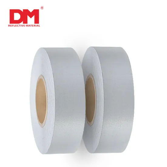 EN20471 Silver bright Polyester Retro Reflective Fabric tape