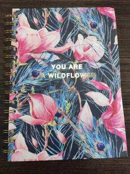 Cover Watercolor Floolal Buku Catatan Besar Besar - 120 halaman, ukuran 8,5 "x 11" untuk bisnis dan rumah