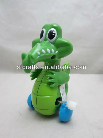 Wind up plastic small crocodile toy,kids crocodile toy,wind up animal toys