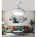 Electric ceiling fan with light quantity acrylic body