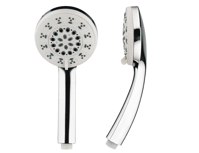 Handheld Shower Head High Pressure Single Setting Massage Spa Detachable Hand Held Showerhead