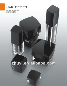 15ml 30ml Empty Plastic Square Lotion Pump Bottle